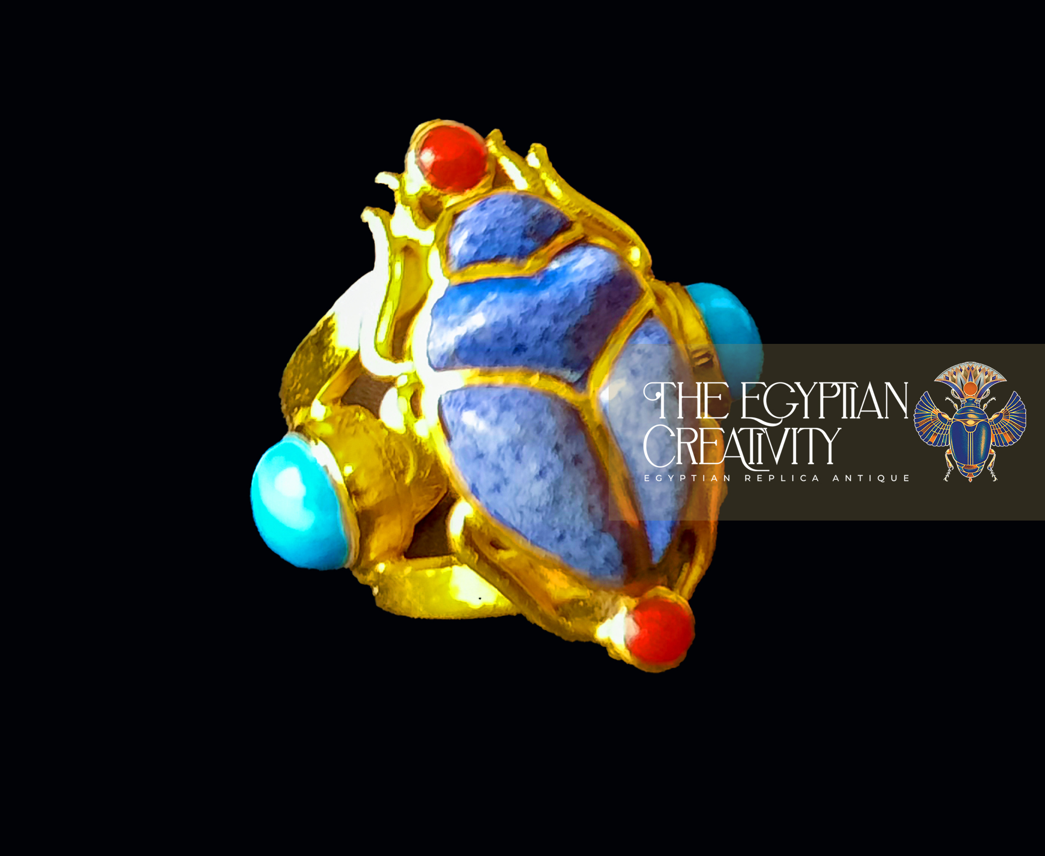 The Ring OF Winged Khepri-Scarb