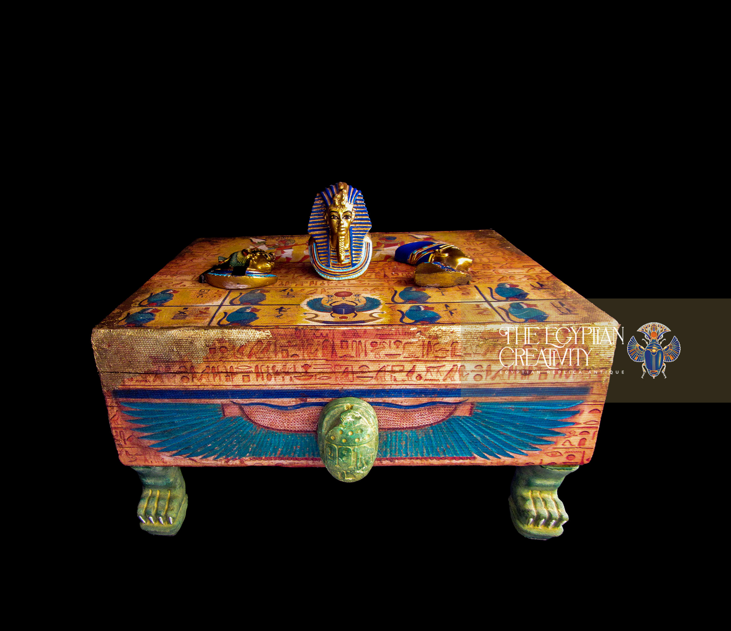 The box of King Tutankhamun’s